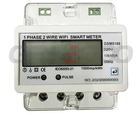 Single Phase Wi-Fi Smart Energy Meter 
